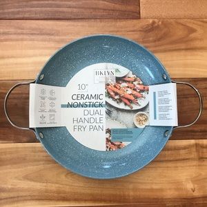 Bklyn Steel Co. Ceramic Nonstick Dual Handle 10” Fry Pan